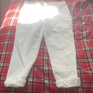 Levi brand white jeans